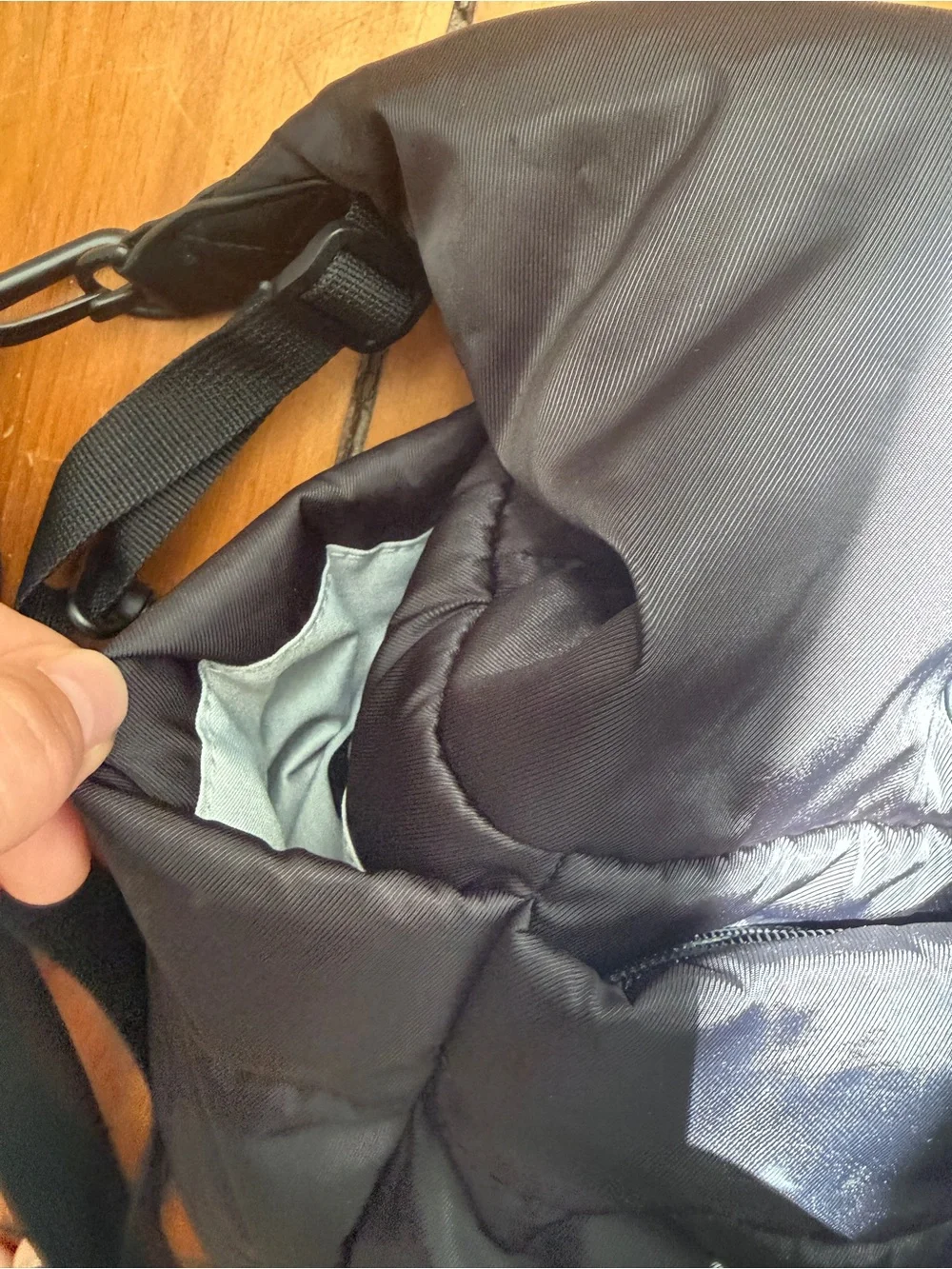 Skip Hop Black Puffy Diaper Bag